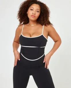 Ace Jumpsuit - Black-Cream
