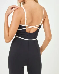 Ace Jumpsuit - Black-Cream