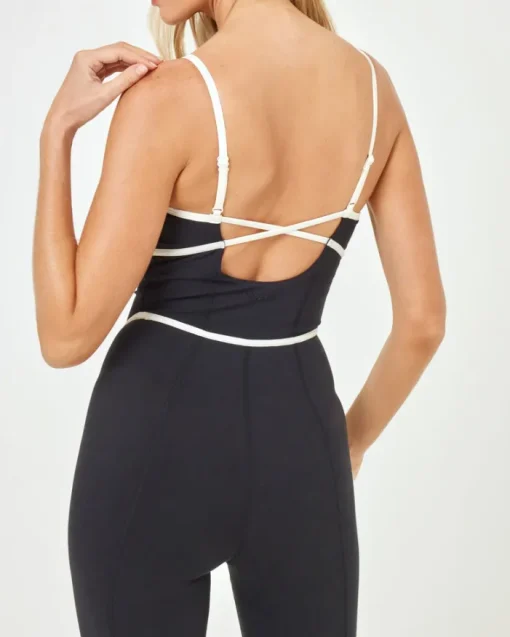 Ace Jumpsuit - Black-Cream
