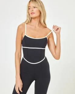 Ace Jumpsuit - Black-Cream