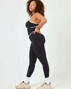 Ace Jumpsuit - Black-Cream