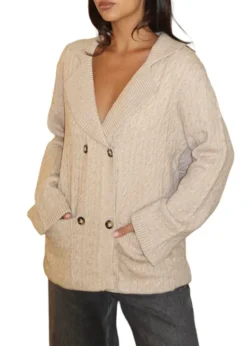 Aspen Cable Knit Cardigan