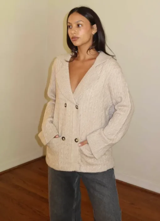 Aspen Cable Knit Cardigan
