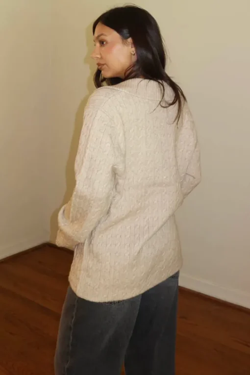Aspen Cable Knit Cardigan