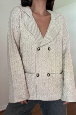 Aspen Cable Knit Cardigan