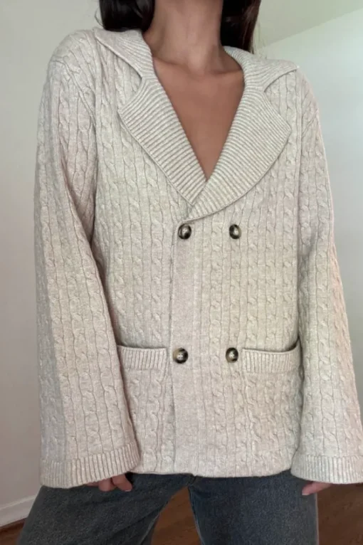 Aspen Cable Knit Cardigan
