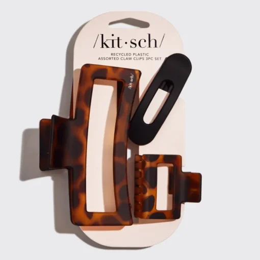 Assorted Claw Clip 3 pc Set - Rectangle