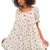 Beaded Cherries Slip Dress