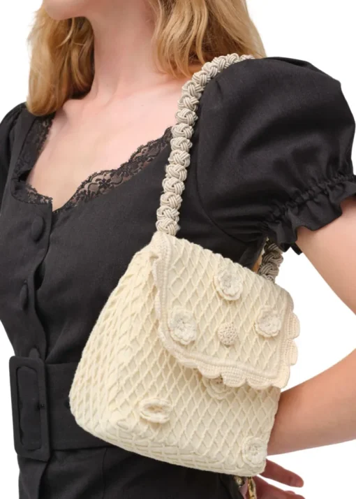 Betty Bouquet Knit Purse