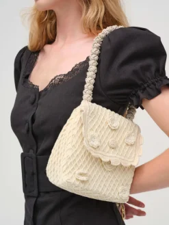 Betty Bouquet Knit Purse