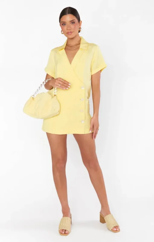 Bicoastal Blazer Romper