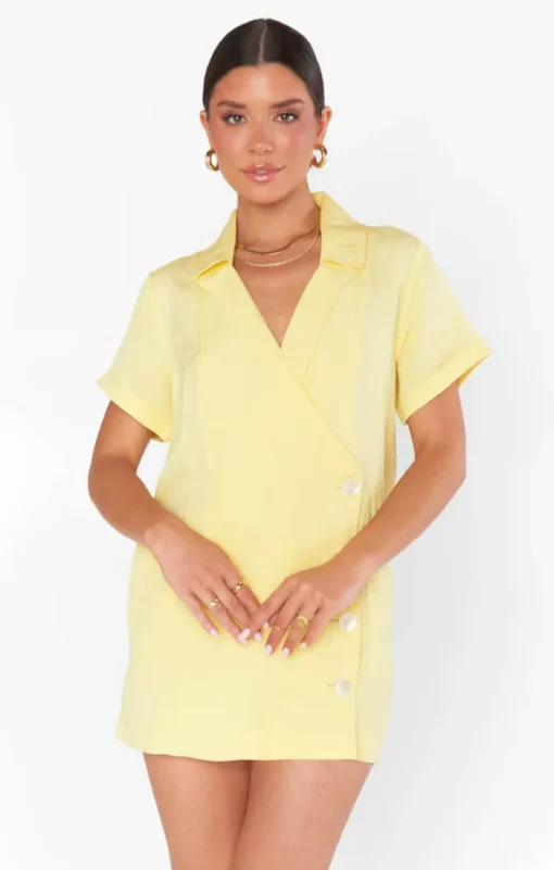 Bicoastal Blazer Romper