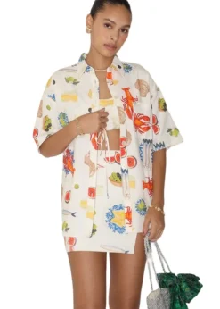Bon Appetit Embroidered Shirt