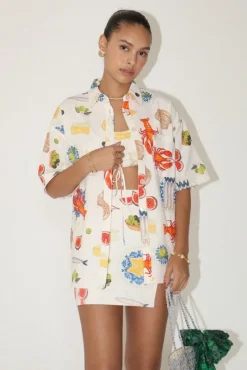 Bon Appetit Embroidered Shirt