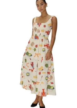 Bon Appetit Smocked Dress
