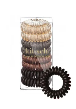 Brunette Hair Coils Pack 8