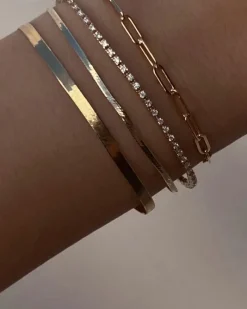 Charlie Paperclip Chain Bracelet