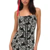 Claire Mini Dress - Black