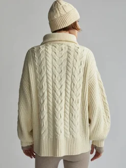 Daria Half Zip Cable Knit