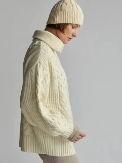 Daria Half Zip Cable Knit