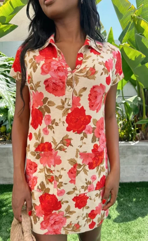 Dexter Button Sweater Dress