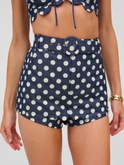 Dolly Denim Dot Skort