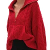 Drina Henley Knit Sweater