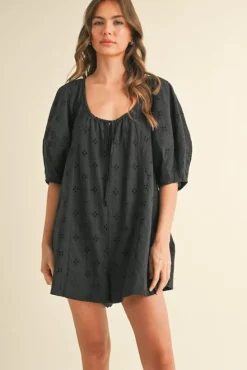 Eden Puff Sleeve Romper