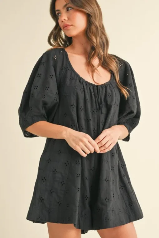 Eden Puff Sleeve Romper