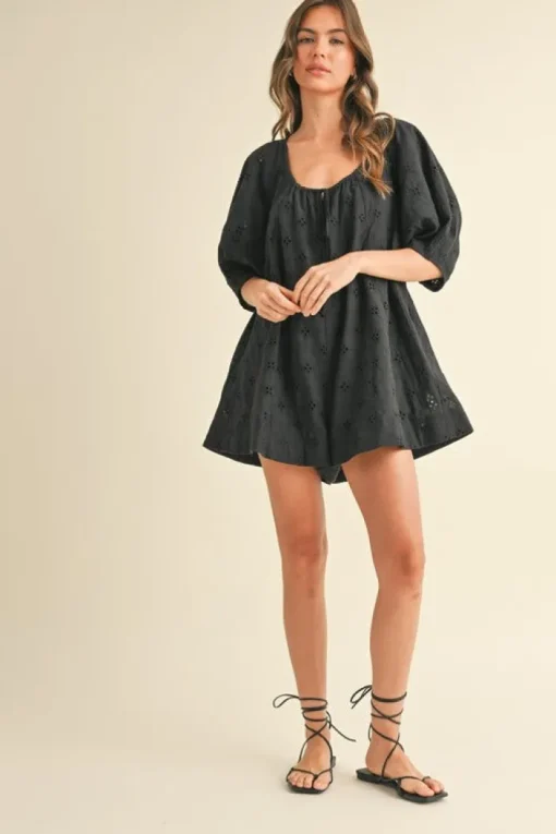 Eden Puff Sleeve Romper