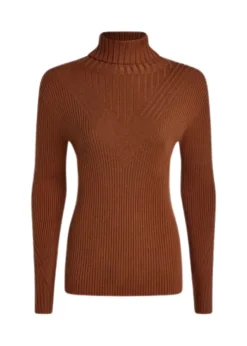 Esme Rib Roll Neck Top