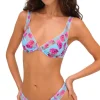 Floral Stems Underwire Bikini Top