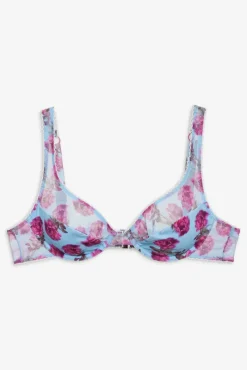 Floral Stems Underwire Bikini Top