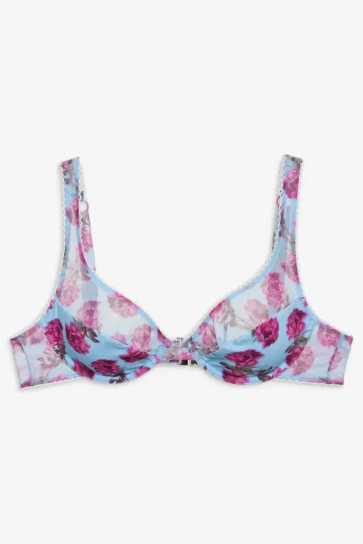 Floral Stems Underwire Bikini Top