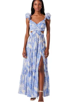 Fritillaria Dress - Blue Floral