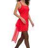 Frosted Organza Mini Dress