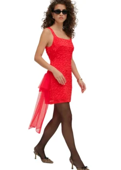Frosted Organza Mini Dress