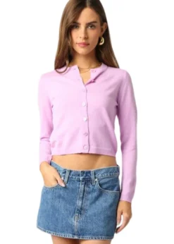 Gianna Knit Cardi - Lilac