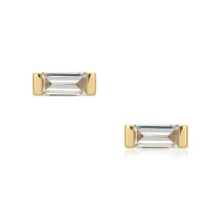 Jadey Baguette Studs