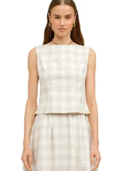 Josefina Gingham Top