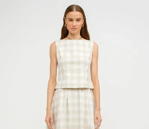 Josefina Gingham Top