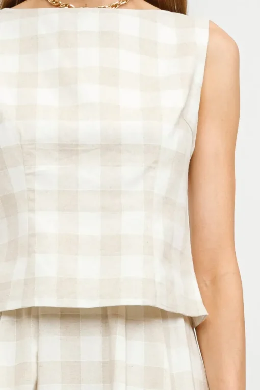 Josefina Gingham Top