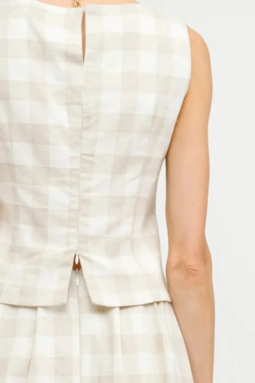 Josefina Gingham Top