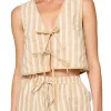 Kamari Tie Detailed Top