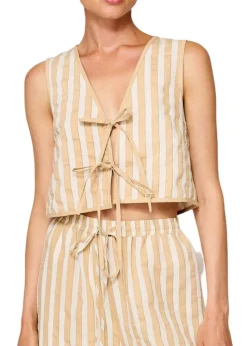 Kamari Tie Detailed Top