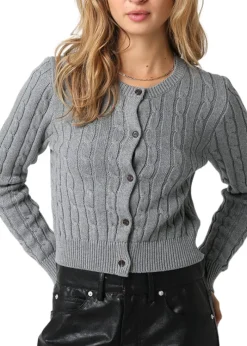Kassidy Cardigan - Heather Grey