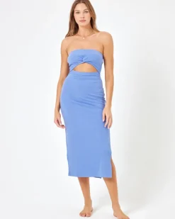 Kierra Dress - Peri Blue