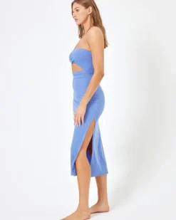 Kierra Dress - Peri Blue