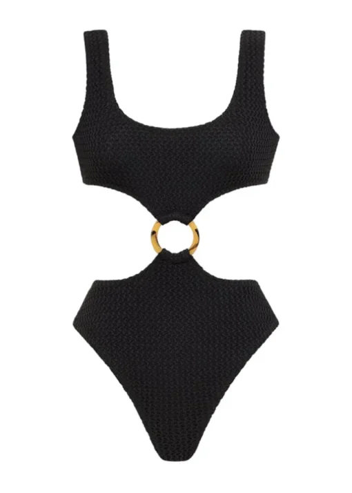 Ky One Piece - Black Crochet