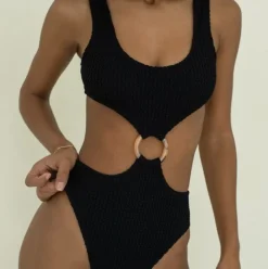 Ky One Piece - Black Crochet